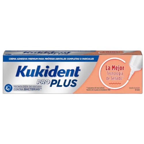 Kukident Pro Efecto Sellado - Crema adhesiva prótesis dental - Neutro (40 g)