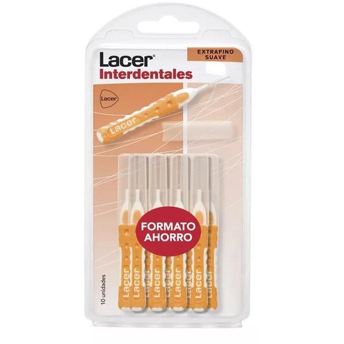 Cepillo interdental - lacer (extrafino suave recto 10 unida)
