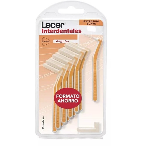 Cepillo interdental - lacer (angular extrafino suave 10 uni)