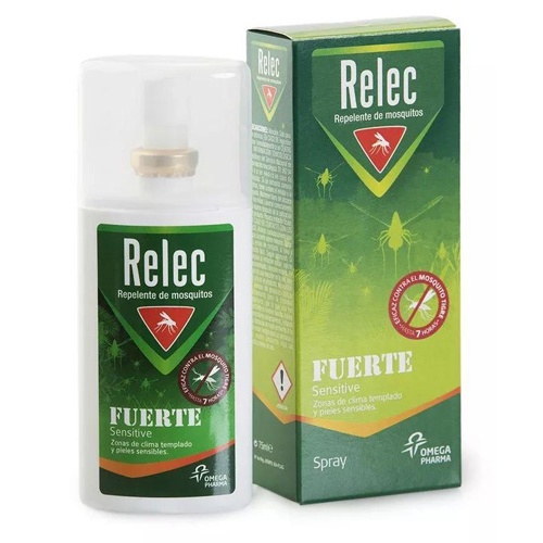 Relec fuerte sensitive spray repelente mosquitos (75 ml)