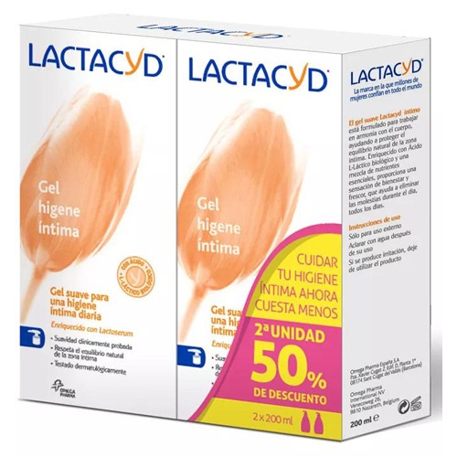LACTACYD INTIMO GEL SUAVE DUPLO