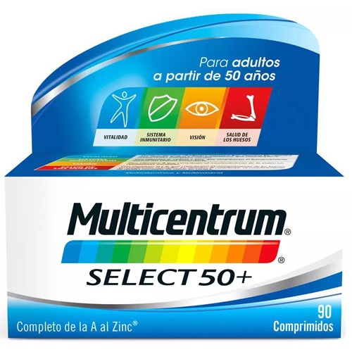 MULTICENTRUM SELECT 50+ 90 COMPRIMIDOS