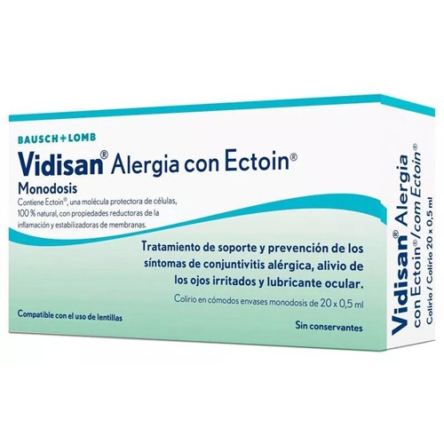 B+L Vidisan Alergia con Ectoin Monodosis (20 ud x 0.5 ml)