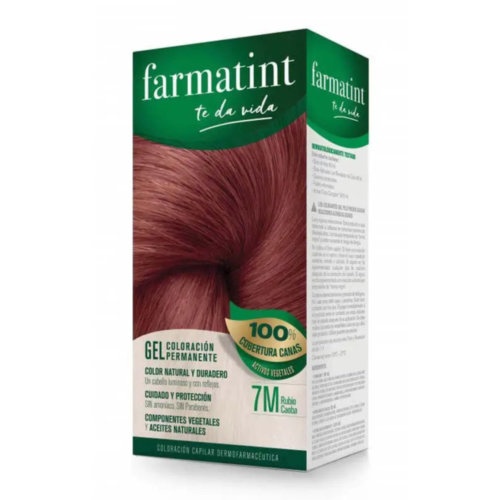 Farmatint  1 envase 135 ml tono 7m rubio caoba