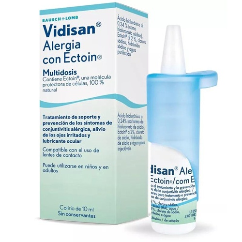 vidisan alergia con actoin  multidosis