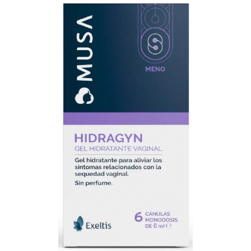 Musa Meno Hidragyn Gel Hidratante Vaginal 6 cánulas