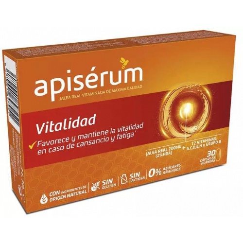Apiserum Vitalidad 30 cápsulas