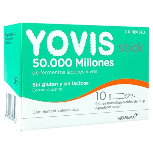 Yovis Stick (10 Sobres bucodispersables)