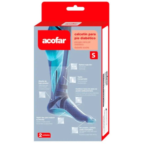 Calcetin pie diabetico - acofar (talla s)