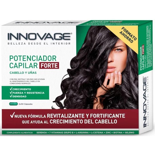 Innovage potenciador capilar forte mujer duplo (2x30 comprimidos)
