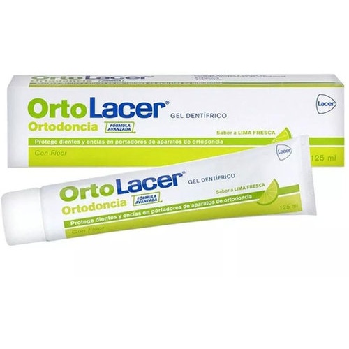 OrtoLacer Ortodoncia Gel Dentífrico sabor Lima fresca 125 ml