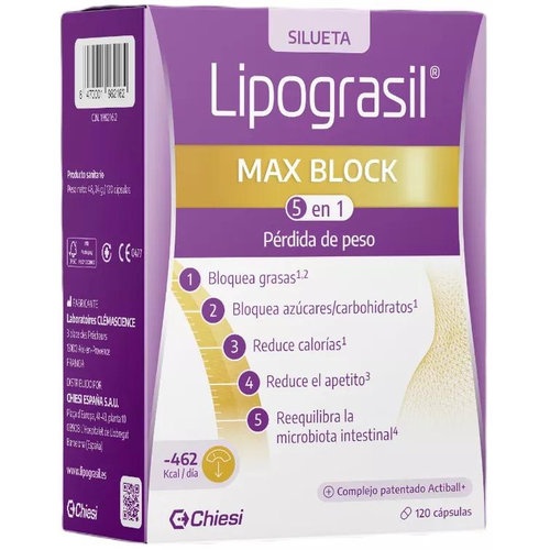 Lipograsil Max block 120 cápsulas