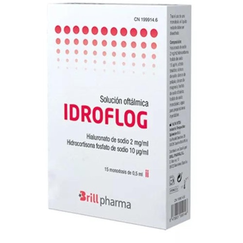 Idroflog Solución Oftalmológica (15 monodosis x 0,5 ml)
