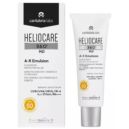 Heliocare 360º md a-r emulsion protector solar piel sensible con tendencia a rojeces spf 50+ (1 tubo