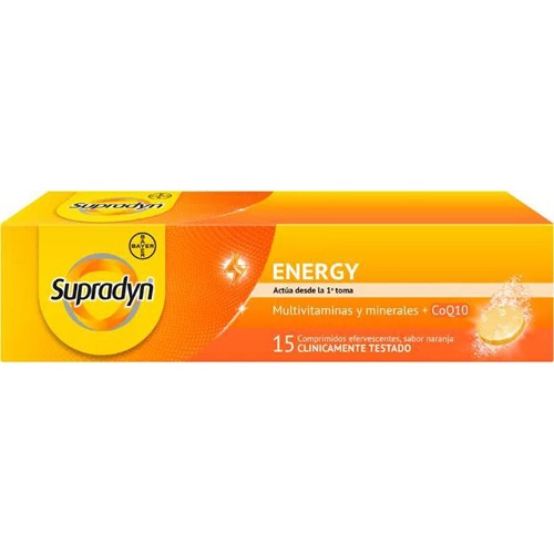 Supradyn Activo Efervescente (15 comprimidos efervescentes)
