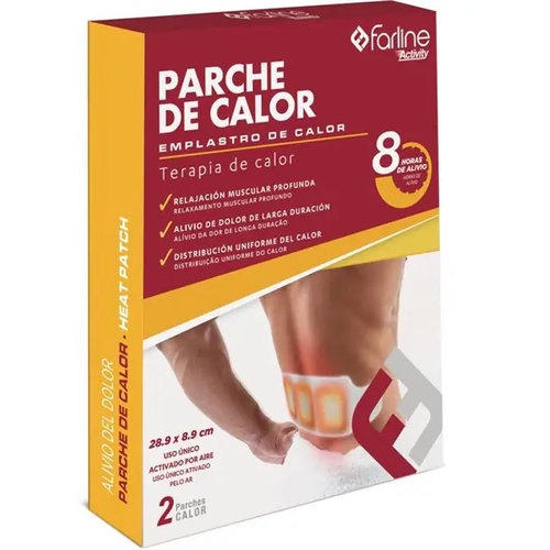 Farline activity parche calor 2 unidades 28,9 cm x 8,9 cm