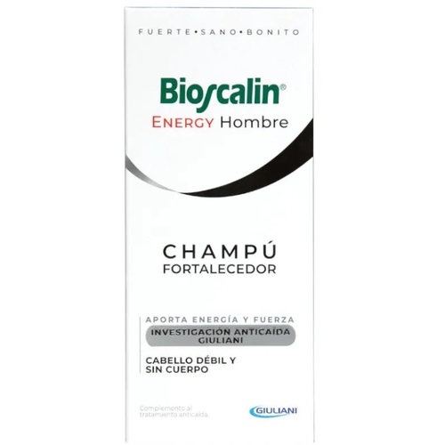 Bioscalin energy hombre champu fortalecedor 1 bote 200 ml