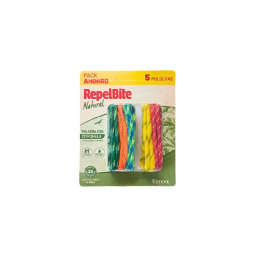 Repelbite Pack Ahorro 5 pulseras