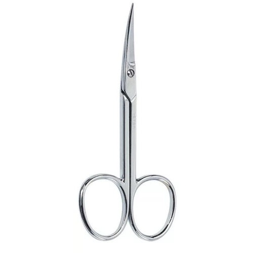 BETER Tijeras manicura pieles curva cromada 9.2 cm