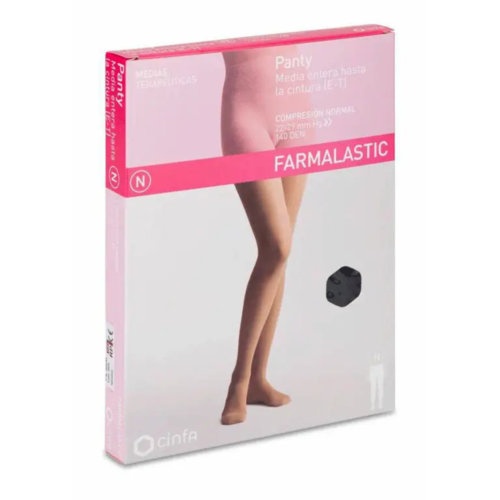 Farmalastic Panty (e-t) Compresión normal Talla mediana color camel 