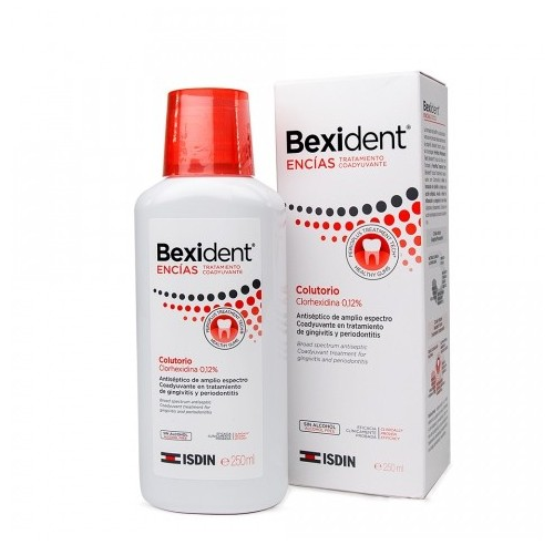 Bexident Tratamiento coadyuvante Colutorio Mucoadhesivo clorhexidina 0,12% 250 ml