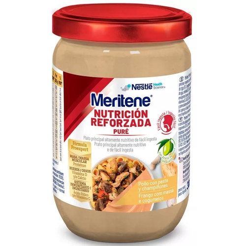 Meritene Tarro Puré Pollo con pasta y champiñones (300 g)