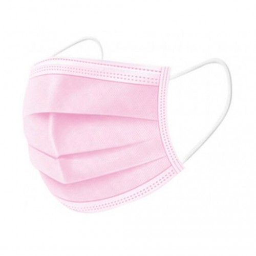 Mascarilla quirurgica infantil pack 10 rosa