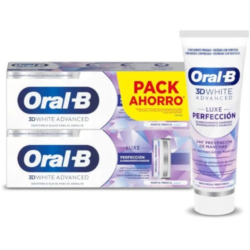 Oral-b 3dwhite luxe perfeccion (2 envases 75 ml)