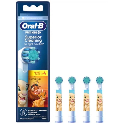 Oral-B Pro Kids Recambios Cepillo Eléctrico El Rey León 4 uds
