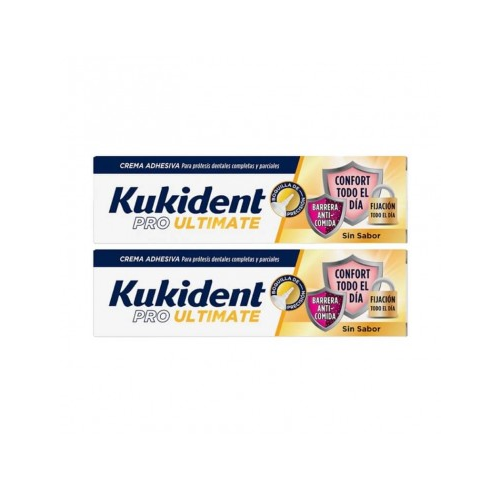 Kukident Pack Ahorro Pro Ultimate Sin sabor 40g x 2ud