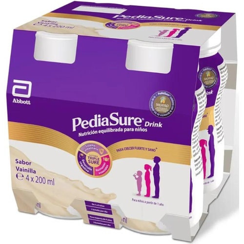 PediaSure Drink Vainilla (4 botellas x 200 ml)