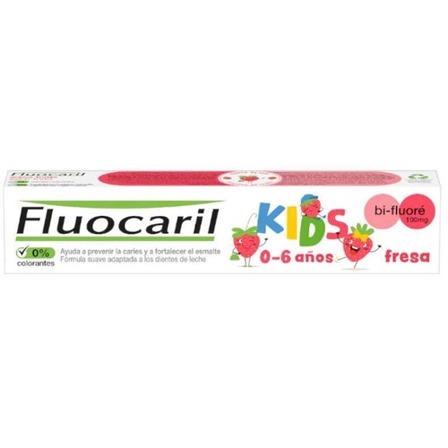 Fluocaril Kids 0-6 años Sabor Fresa (50 ml)