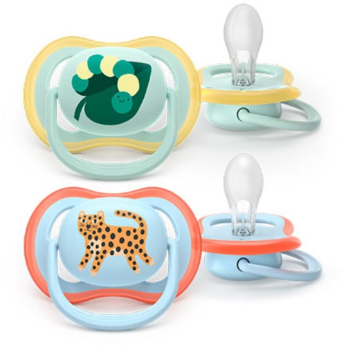 Philips Avent Chupete Silicona Ultra air 0 - 6 meses deco niño (2 ud)