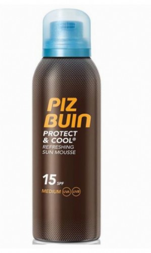 Piz buin protect & cool SPF 15 protec media - mousse solar refrescante (200 ml)