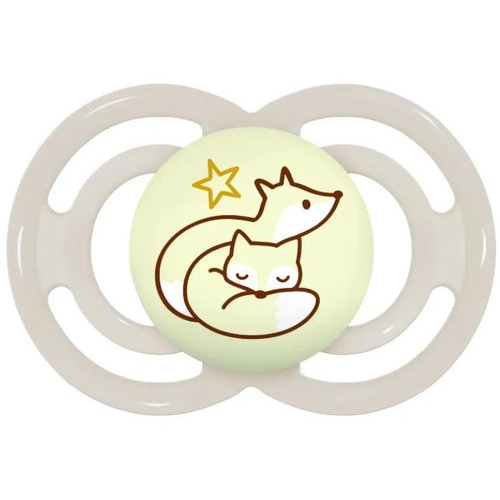 MAM Perfect Night Chupete Silicona Fisiológico color azul (+ 6 meses 1 ud) 