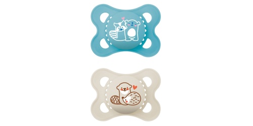 MAM Original Chupete Látex Ortodóntico 2 - 6 meses Azul (2 ud)