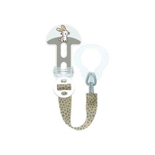 Broche para chupete y cubierta de proteccion - mam clip it! & cover (gris)