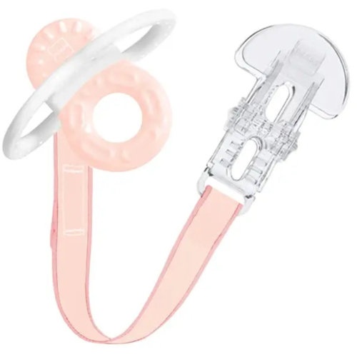 MAM Mordedor Mini bite & relax Phase 1 Rosa con broche