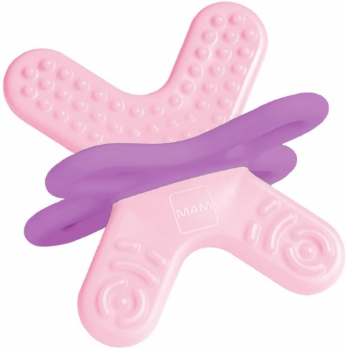MAM Mordedor Mini bite & relax Phase 2 Rosa (con caja esterilizadora)