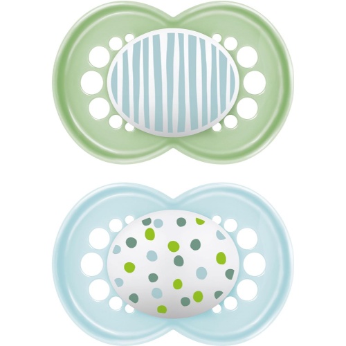 MAM Original Chupete Silicona + 16 meses color Neutro (2 ud) 
