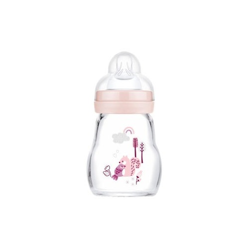 Biberon cristal - mam feel good (+0 meses 1 unidad r 170 ml)