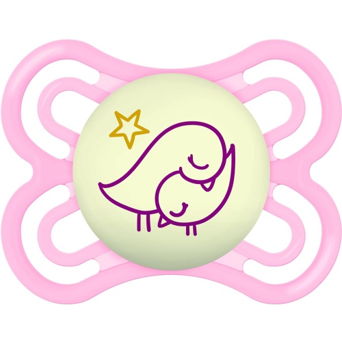 MAM Perfect Night Chupete Silicona Simétrica Rosa +0 meses (1 ud)