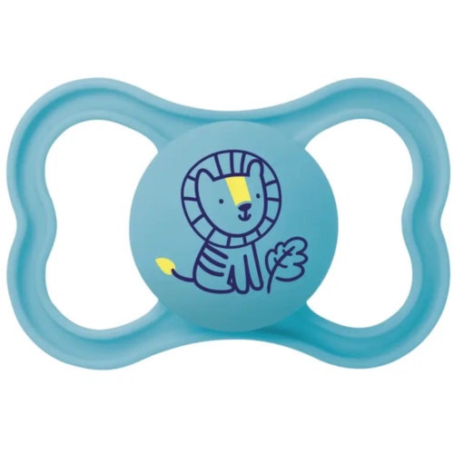 MAM Supreme Chupete Silicona simétrica +6 meses Azul (1 ud)