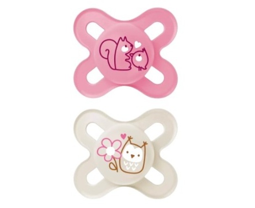 MAM Chupete Star rosa beige 0-2 meses Silicona (1 ud)