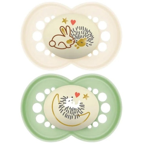 Chupete silicona mam original night + 16 meses matt n pack doble - mam original night