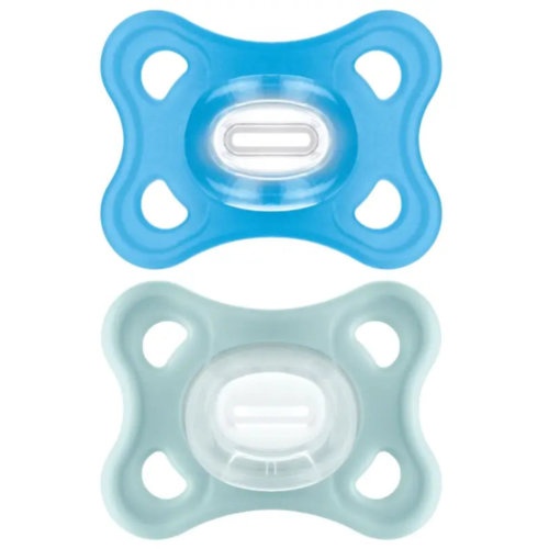 MAM Comfort Chupetes Silicona 3-12 meses Color azul (2 ud)