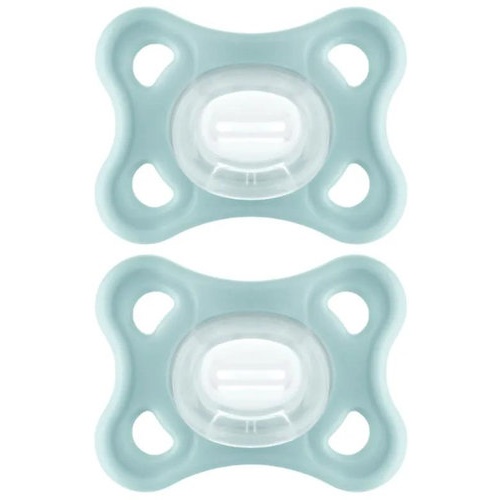 Chupete silicona mam comfort 3-12 meses 2 unidades color verde pack doble - mam comfort