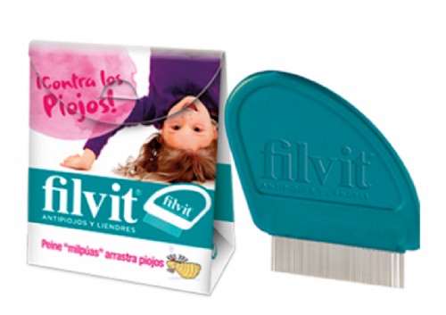 Filvit Peine mil púas Lendrera Antipiojos 1 ud