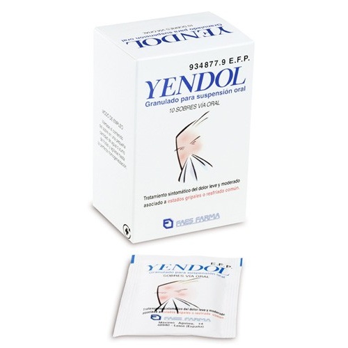 YENDOL GRANULADO PARA SUSPENSION ORAL, 10 sobres