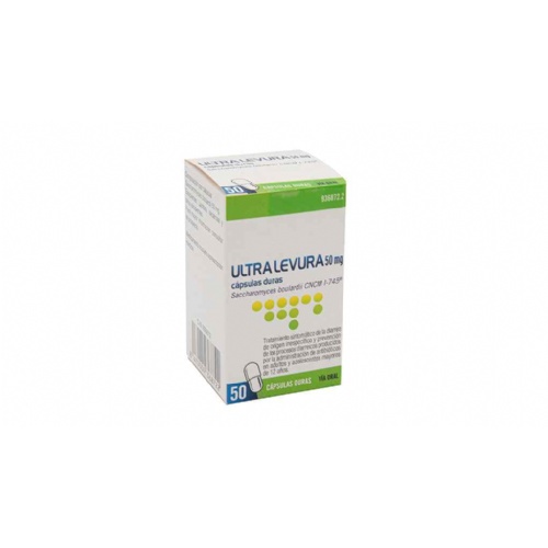 ULTRA-LEVURA 50 mg CAPSULAS DURAS , 50 cápsulas